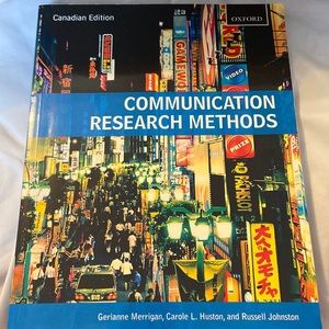 Communication Research Methods: Canadian Edition